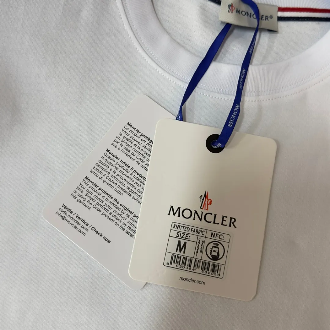 《 ~NFC ~ 》《Moncler~ 》2025New Arrival Quality T , Versatile Quality ！ ‼ 32 250G ‼ ， ， ， ， T 🤪 Sizes：S-M-L-XL-2XL ：Black，White， Same Style